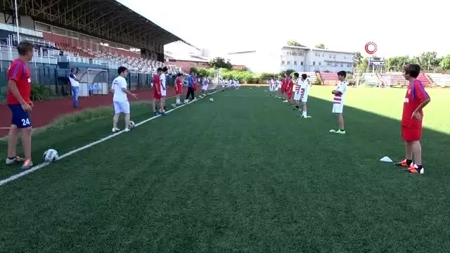Çocuklar sporla kötü alışkanlıklardan korunuyor Çocuklar sporla kötü alışkanlıklardan korunuyor