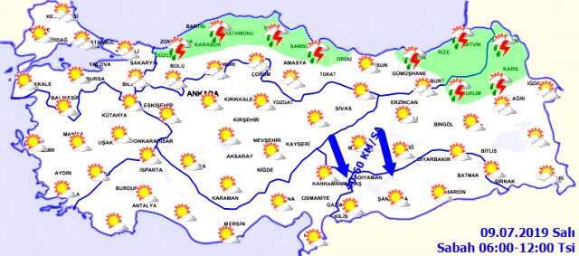 Meteoroloji'den 13 il için sağanak yağış uyarısı