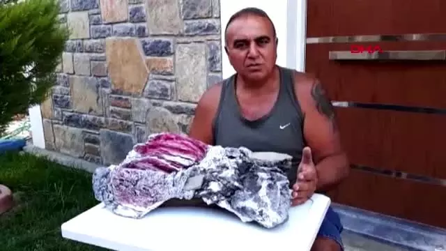 MUĞLA Deniz dibinde bulduğu cisme bilimsel açıklama bekliyor MUĞLA Deniz dibinde bulduğu cisme bilimsel açıklama bekliyor