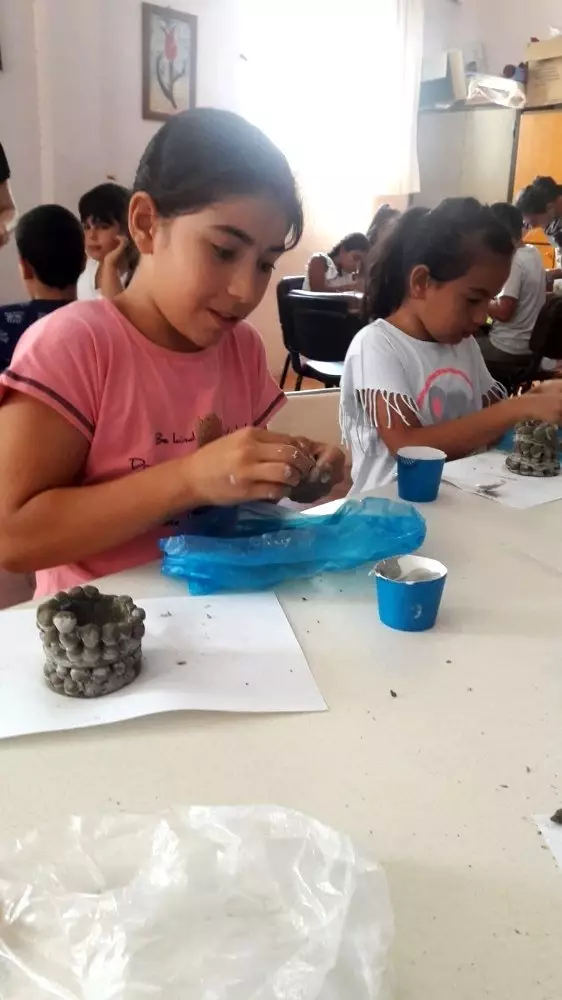 Tarsus'ta 'Çocuklar İçin Yaz Atölyeleri' başladı Tarsus'ta 'Çocuklar İçin Yaz Atölyeleri' başladı