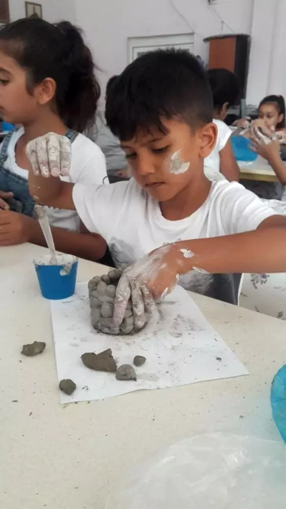 Tarsus'ta 'Çocuklar İçin Yaz Atölyeleri' başladı Tarsus'ta 'Çocuklar İçin Yaz Atölyeleri' başladı