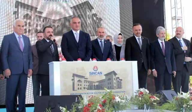 Sincan Belediyesi Kültür ve Kongre Merkezinin temeli atıldı Sincan Belediyesi Kültür ve Kongre Merkezinin temeli atıldı
