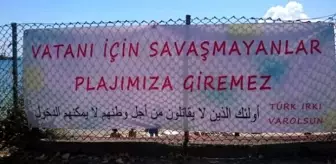 Hayri Türkyılmaz: Valilik harekete geçti, 'Suriyeliler plaja giremez' pankartı kaldırıldı Hayri Türkyılmaz: Valilik harekete geçti, 'Suriyeliler plaja giremez' pankartı kaldırıldı