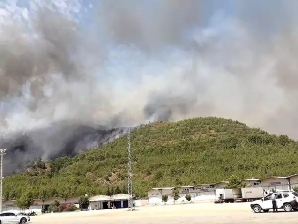 Fethiye'de ormanlık alanda yangın çıktı Fethiye'de ormanlık alanda yangın çıktı