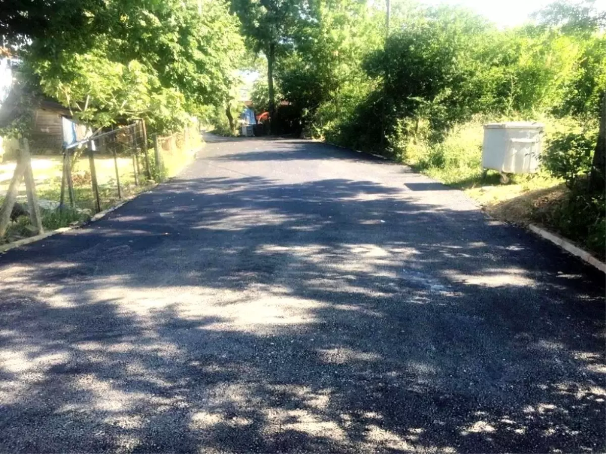 Gedikli köyü'nün yolu tamir edildi