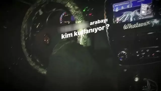 Otomobili diziyle kullanan magandanın görüntüleri dehşete düşürdü!