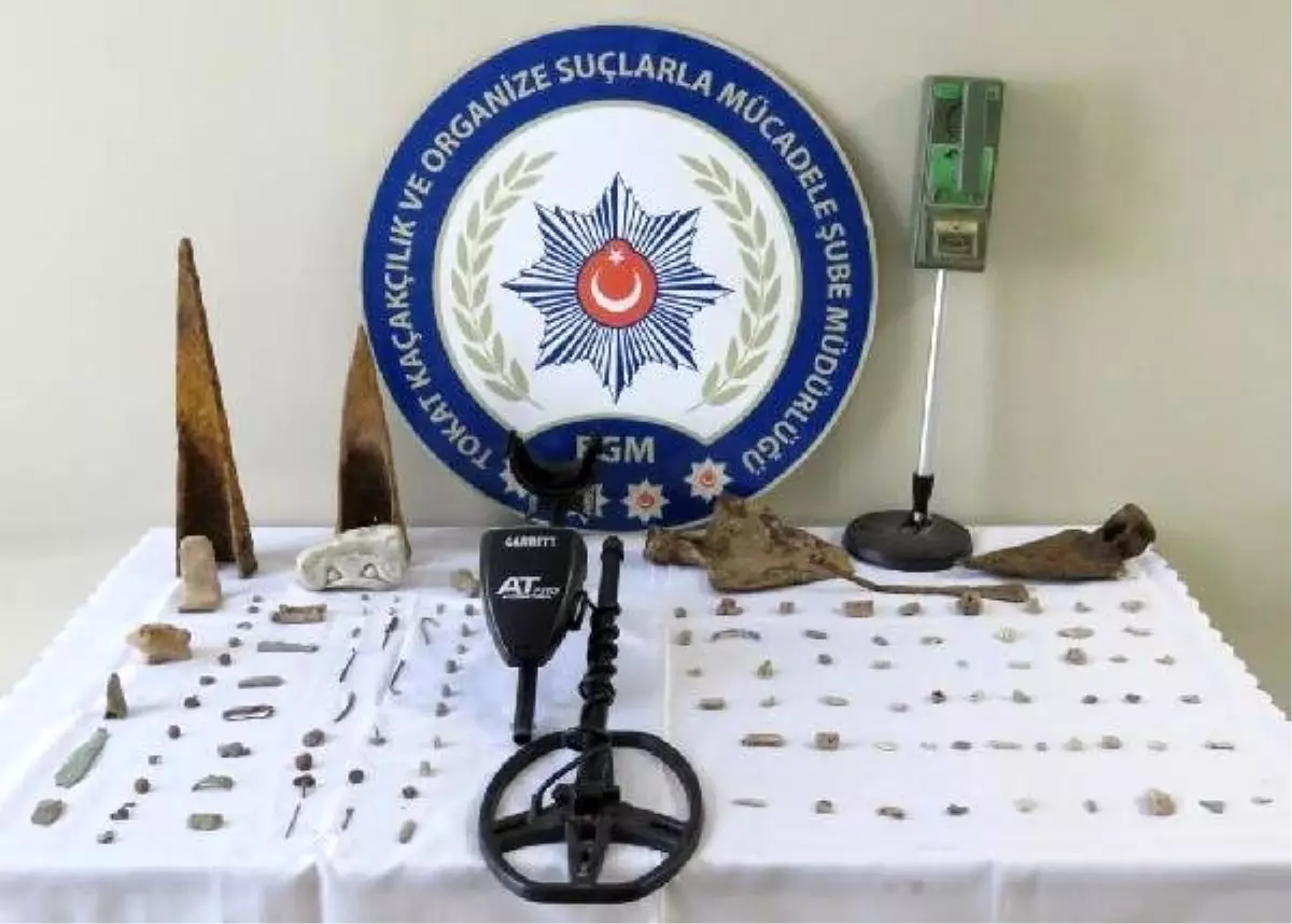 Tokat'ta, 115 parça tarihi eser ele geçirildi