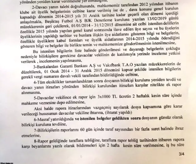 Beşiktaş Denetim Kurulu'na sert tepki