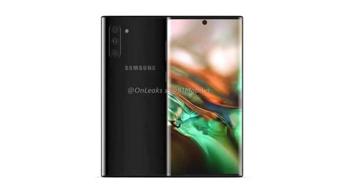 Samsung Galaxy Note10'un Jak Girişi Konusunu Açıklığa Kavuşturan Görüntü