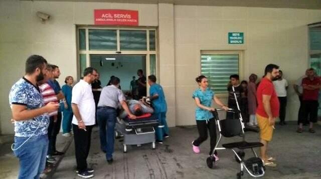 İnşaat işçilerini taşıyan servis takla attı! 1 ölü, 5 yaralı