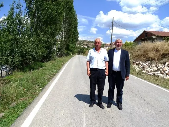 İşte CHP'li Kasap'ın 'asfaltsız' dediği yol İşte CHP'li Kasap'ın 'asfaltsız' dediği yol