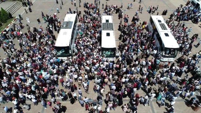 Karabük'te 185 hacı adayı kutsal topraklara uğurlandı