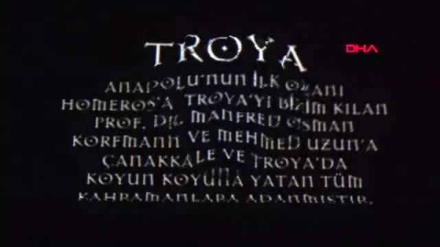 ANTALYA Troya efsanesi 12 kilometrelik kumaşla süslendi