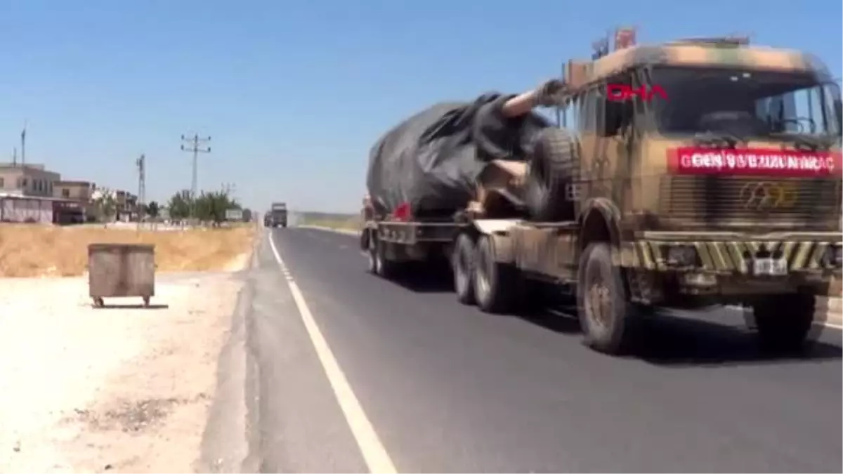 Şanlıurfa Suriye sınırındaki Akçakale'ye askeri sevkiyat