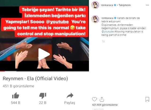 Şarkısı rekor kıran Reynmen'e ilk tepki Işın Karaca ve Aleyna Tilki'den geldi