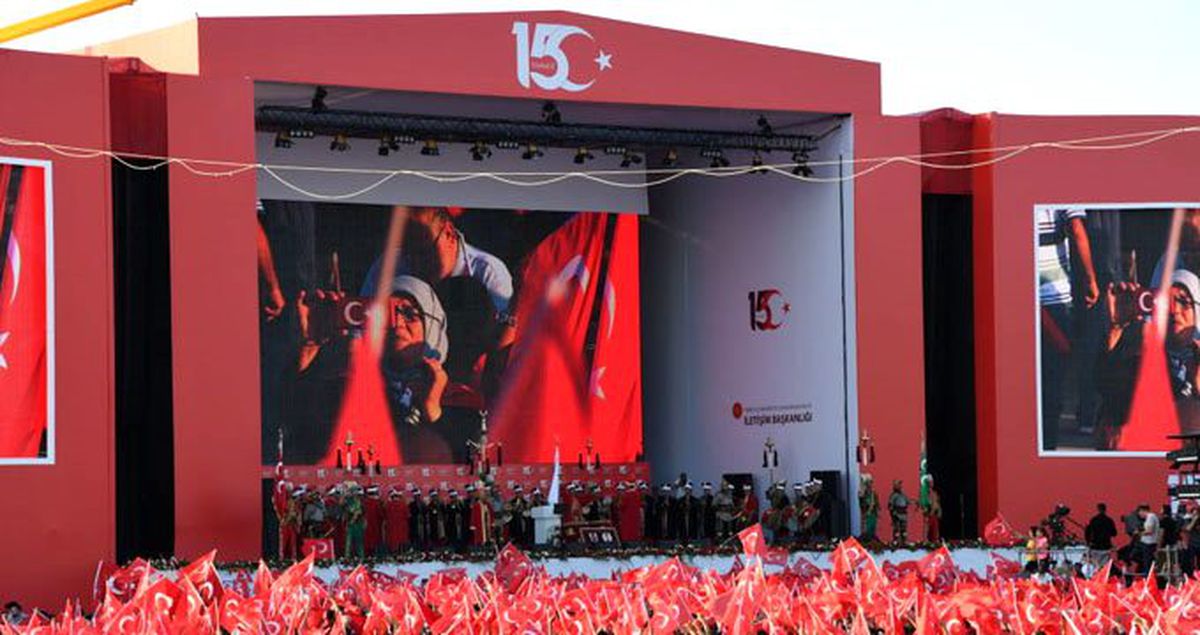 Cumhurbaşkanı Erdoğan, Atatürk Havalimanı'nda büyük buluşmaya katıldı
