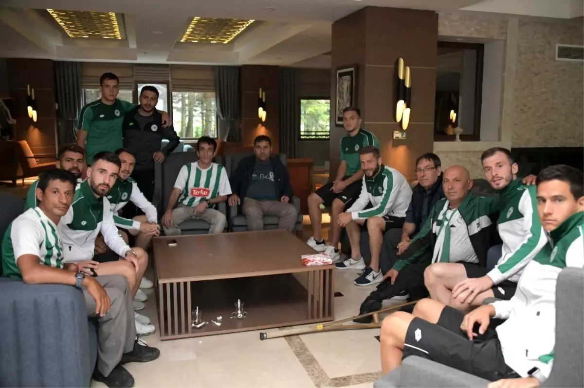Engelli taraftarlardan Konyaspor'a ziyaret