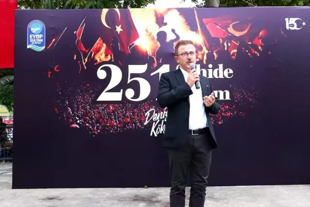 Eyüpsultan'da 251 şehit için 251 Hatim-i Şerif okundu Eyüpsultan'da 251 şehit için 251 Hatim-i Şerif okundu