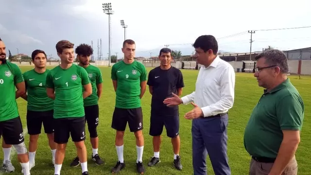 Nazilli Belediyespor topbaşı yaptı Nazilli Belediyespor topbaşı yaptı