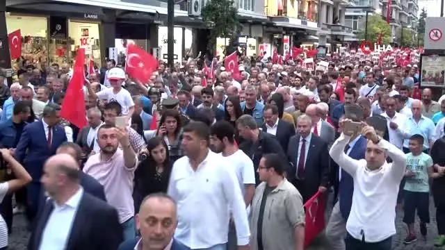 Samsun 15 Temmuz şehitleri için yürüdü Samsun 15 Temmuz şehitleri için yürüdü