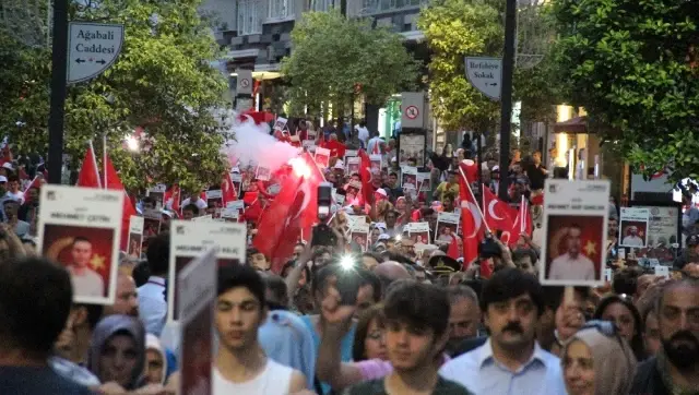Samsun 15 Temmuz şehitleri için yürüdü Samsun 15 Temmuz şehitleri için yürüdü