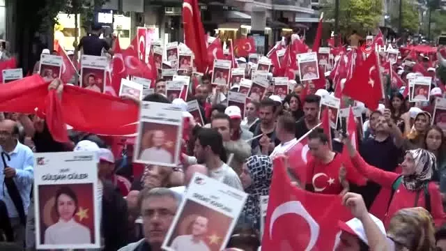 Samsun 15 Temmuz şehitleri için yürüdü Samsun 15 Temmuz şehitleri için yürüdü