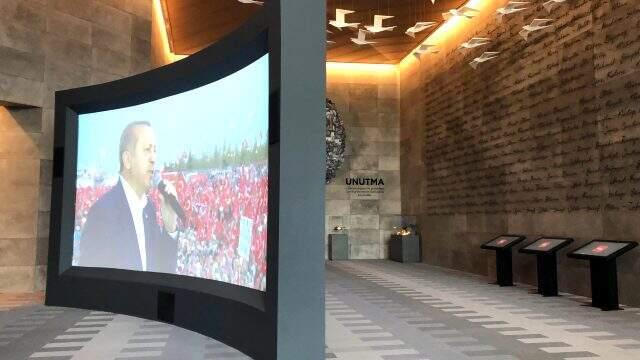Cumhurbaşkanı Erdoğan Hafıza 15 Temmuz Müzesi açılışını yaptı