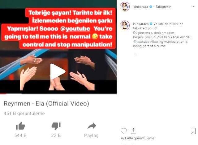 Fenomen Reynmen, kendisini eleştiren Işın Karaca'ya küfür etti