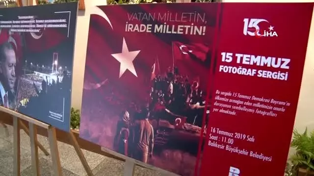İHA'nın 15 Temmuz fotoğrafları Balıkesirlilerin beğenisine sunuldu
