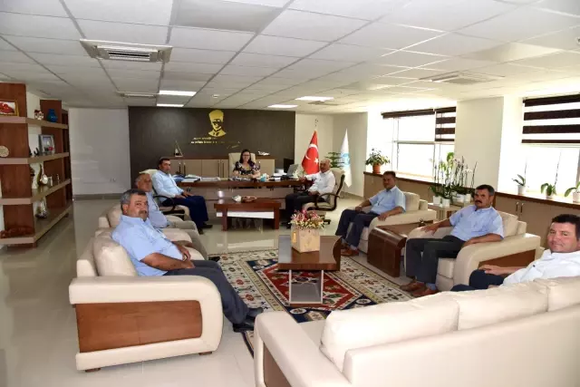 Kulalı Muhtarlardan Genel Müdür Başaran'a ziyaret