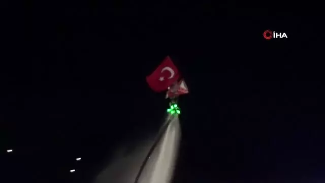 Marmaris'te 15 Temmuz şehitleri denizde anıldı