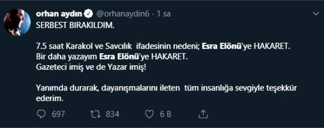 Oyuncu Orhan Aydın neden gözaltına alındığını anlattı