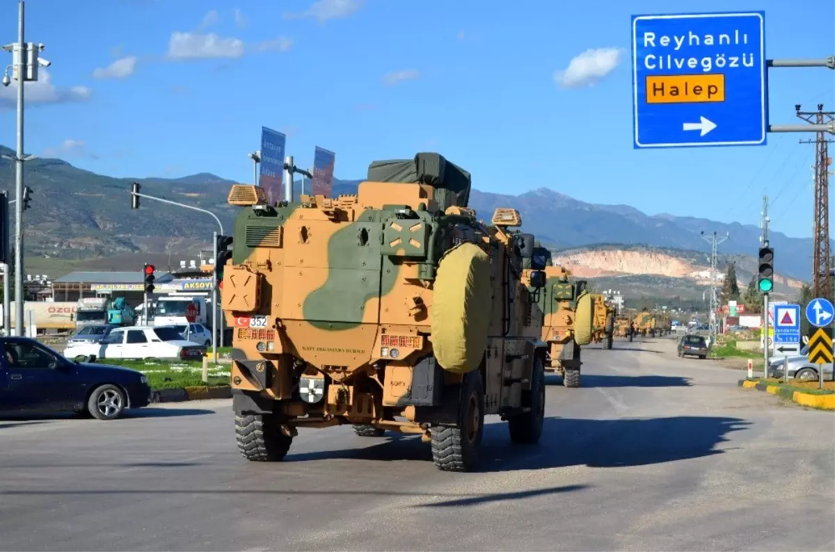 Suriye sınırına sevkiyat devam ediyor