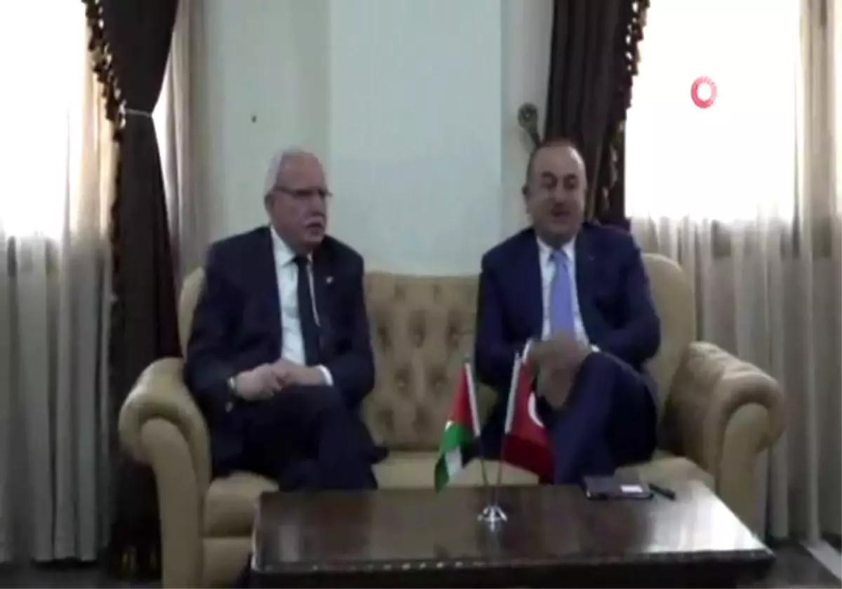 Bakan Çavuşoğlu, Filistinli mevkidaşı Malki ile görüştü