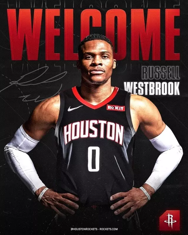 Russell Westbrook resmen Houston Rockets'ta