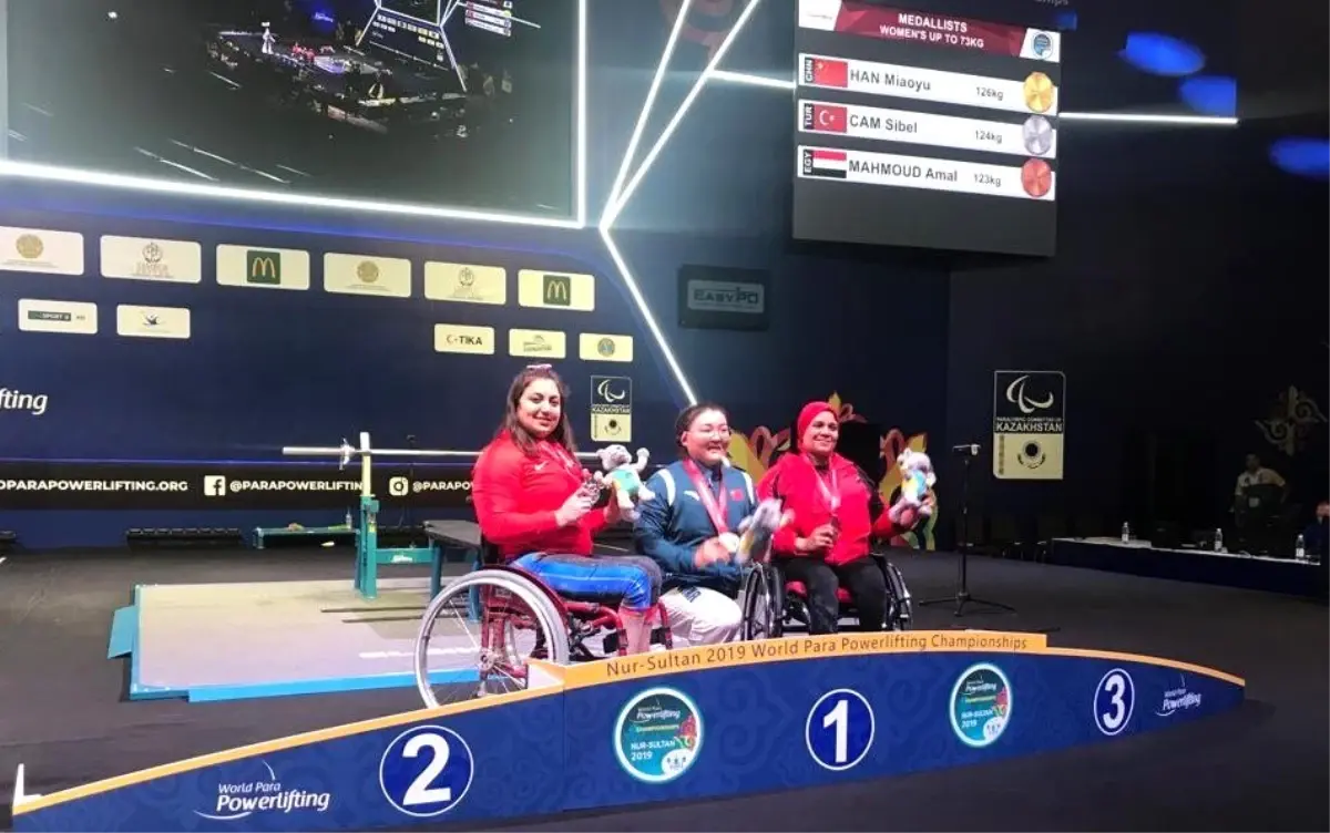 Sibel Çam, Para Halter'de dünya ikincisi oldu