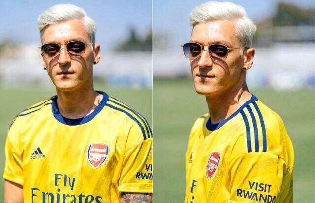 Yıldız oyuncu Mesut Özil'in yeni tarzıyla dalga geçti