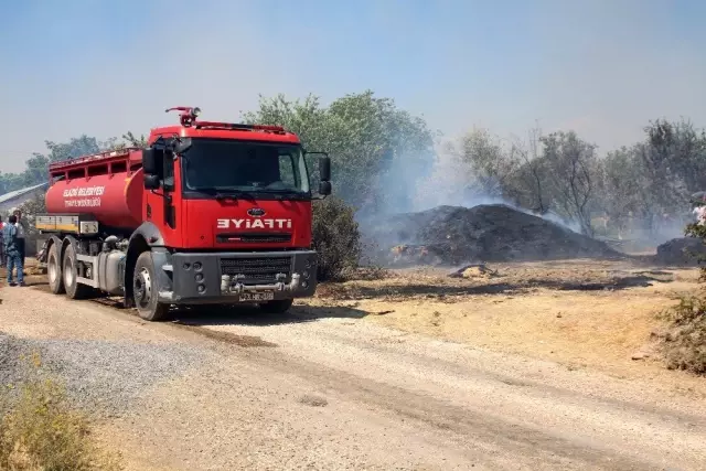 Arazide yangın çıktı, başkanın makam aracı da kül oldu Arazide yangın çıktı, başkanın makam aracı da kül oldu