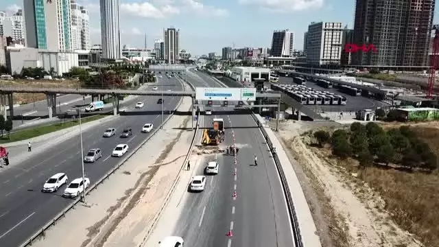 D-100 ÇÖKME NEDENİYLE TRAFİĞE KAPATILDI 3
