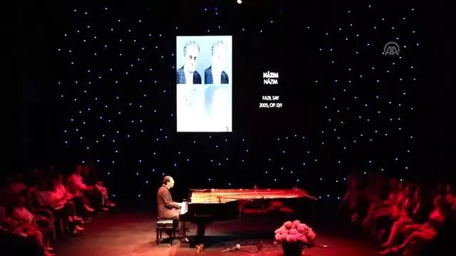 Fazıl Say, ENKA Açık Hava Tiyatrosu’nda konser verdi