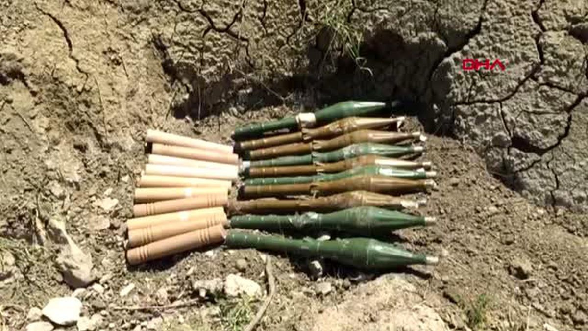 SİİRT Herekol Dağı'nda PKK'nın cephaneliği bulundu
