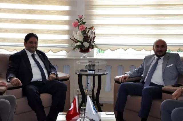 Başkan Ülken'den, Başkan Oral'a ziyaret Başkan Ülken'den, Başkan Oral'a ziyaret