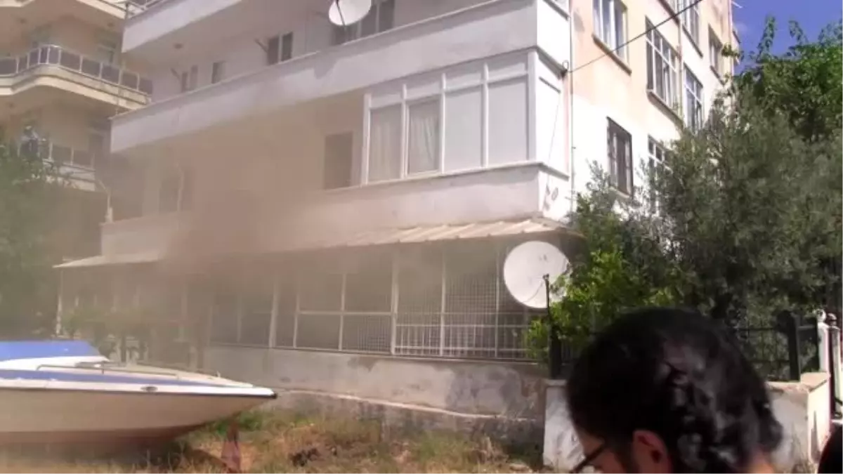 Didim'de ev yangını