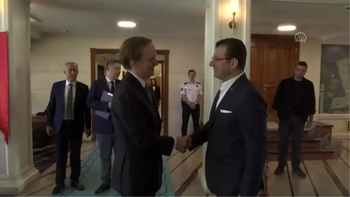Fransa'nın Ankara Büyükelçisi Charles Fries İmamoğlu'nu ziyaret etti
