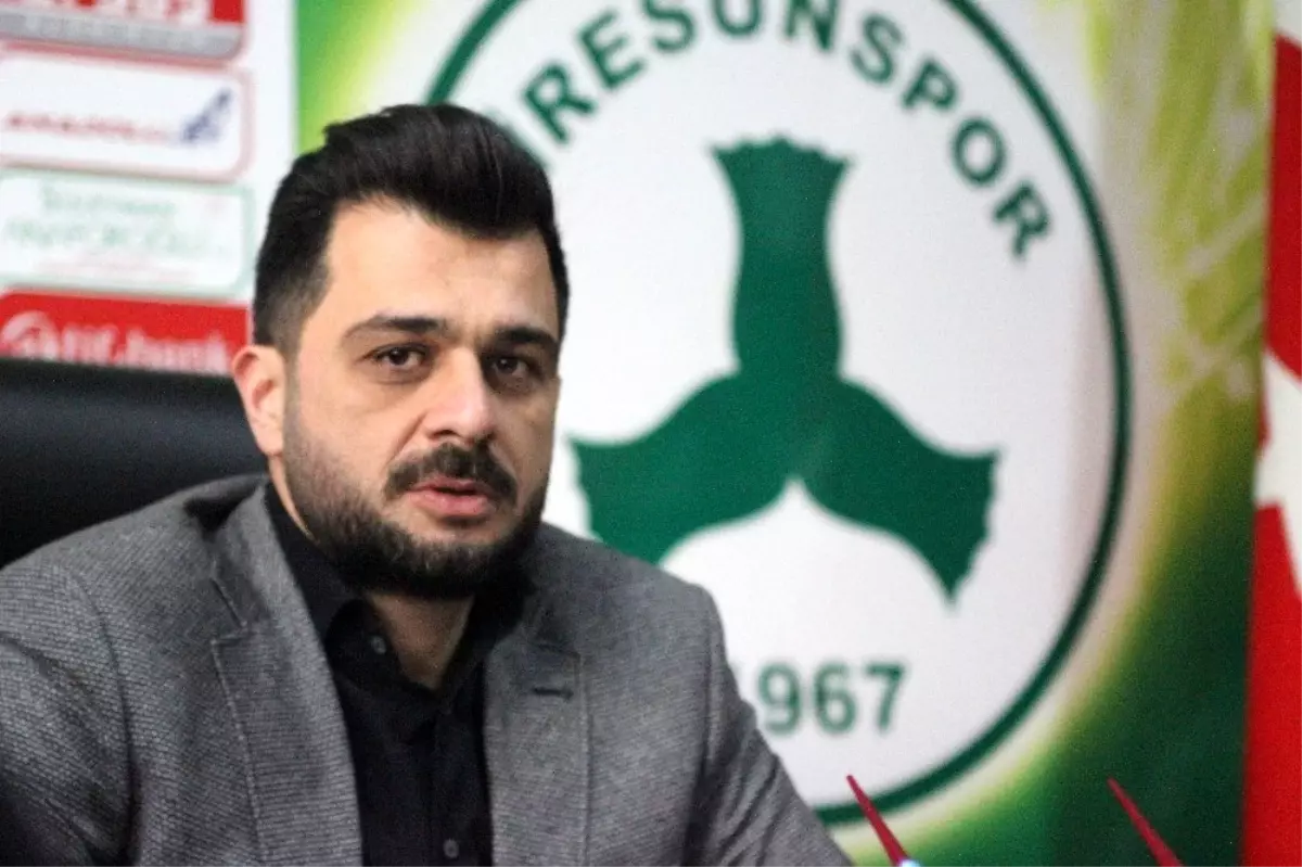 Giresunspor Başkanı Eren: 'Hocamızın istediği 13 tane transfer yaptık'