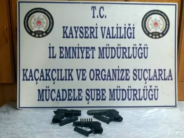 Kayseri'de silah kaçakçılığı operasyonu