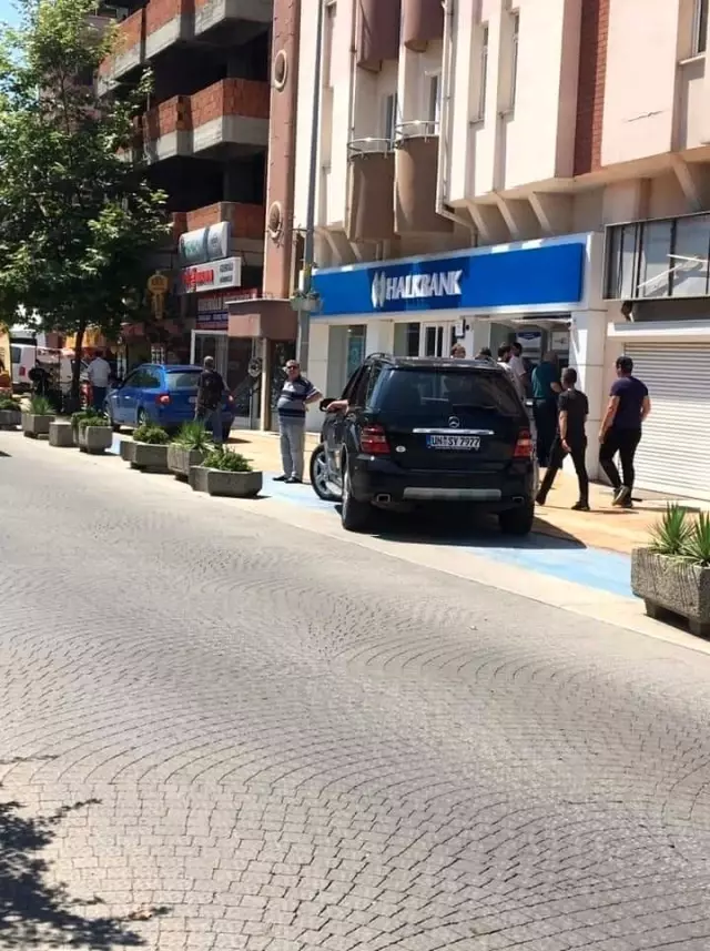 Trafik kurallarına uymayan sürücüye tepki