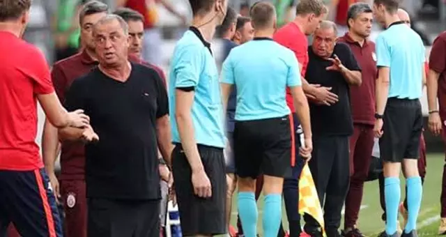 Fatih Terim, Şener'e yapılan faul sonrası sinirlendi