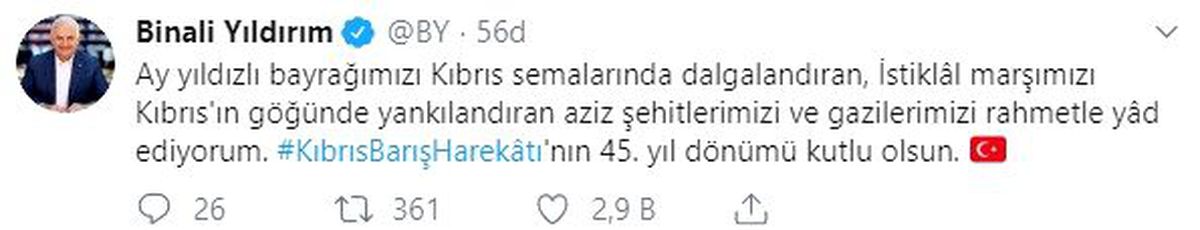 İbrahim Kalın'dan dikkat çeken Kıbrıs Barış Harekatı mesajı