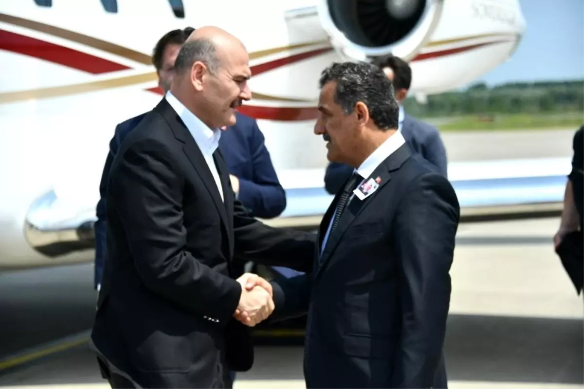 İçişleri Bakanı Soylu Samsun'da